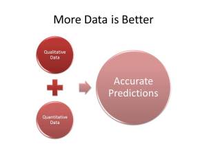 Creating the most accurate projections