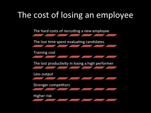 Losing an employee is more costly than you realize